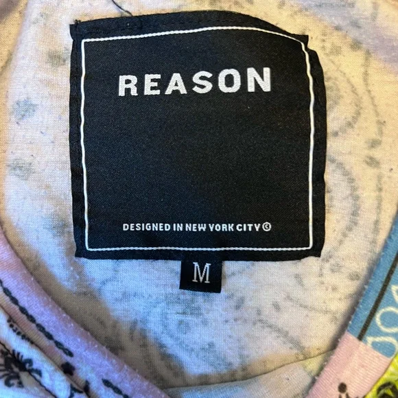 Reason Colorful Bandana Pattern Tee - Picture 4 of 4
